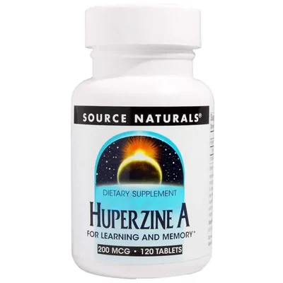 Гуперзин А Source Naturals Huperzine A 200 мкг, 120 таблеток