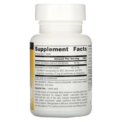 Мангостін Source Naturals Mangosteen 187,5 мг, 60 таблеток