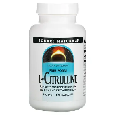 Цитрулін Source Naturals L-Citrulline 500 мг, 120 капсул