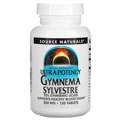 Джимнема Source Naturals Gymnema Sylvestre 550 мг, 120 таблеток