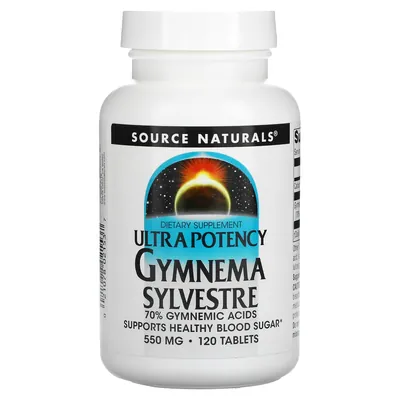 Джимнема Source Naturals Gymnema Sylvestre 550 мг, 120 таблеток