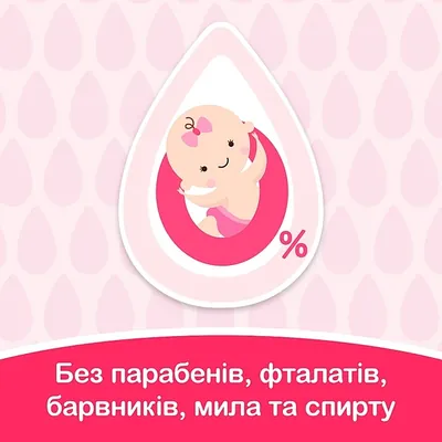 Серветки вологі Johnson's Baby Ніжна турбота дитячі, 72 шт