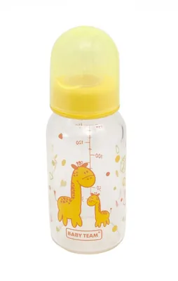Пляшка для годування Baby Team 1200 скляна, 150 мл