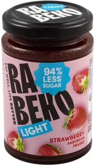 Джем Rabeko Light Jam полуниця, 230 г (скло)