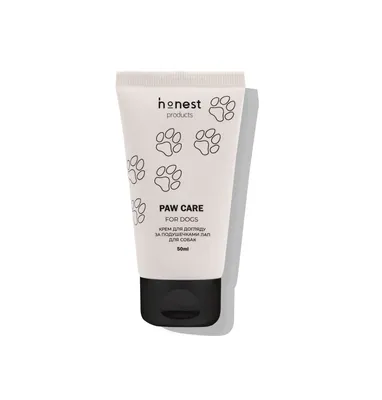 Крем honest products для догляду за подушечками лап для собак, 50 мл