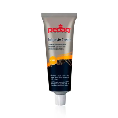 Крем для взуття Pedag Scuff Cover Cream 854 інтенсивний для захисту від потертостей, чорний, 50 мл