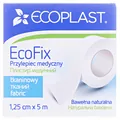 Пластир медичний Ecoplast EcoFix на тканій основі 1,25 см х 5 м, папер. упак.