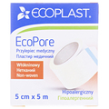 Пластырь медицинский Ecoplast EcoPore на нетканой основе 5 см x 5 м, бумажн. упак.