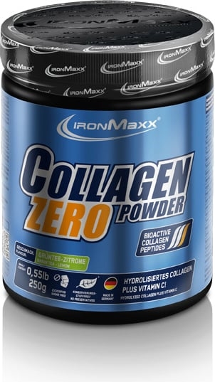 Колаген IronMaxx Collagen Powder Zero Зелений чай з лимоном, 250 г