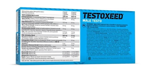 Тестостероновий бустер Olimp Testoxeed, 120 капсул