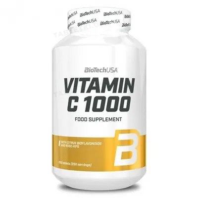 Вітаміни BioTech VITAMIN C 1000, 250 таблеток