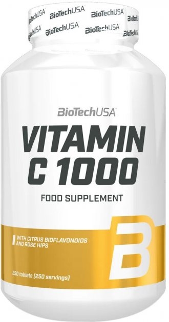 Витамины BioTech VITAMIN C 1000, 250 таблеток