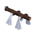 Жердочка для птиц Trixie 5889 NaturalLiving с канатами (дерево), 25см/25 мм