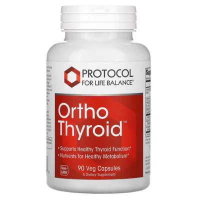 Protocol for Life Balance Ortho Thyroid, 90 рослинних капсул