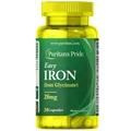 Залізо Puritan's Pride Easy Iron (Glycinate) 28 мг, 30 гелевих капсул