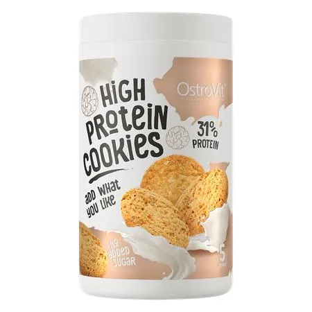 Суміш протеїнова OstroVit High Protein Cookies для приготування печива, 375 г