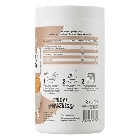 Смесь для приготовления печенья OstroVit High Protein Cookies, 375 г