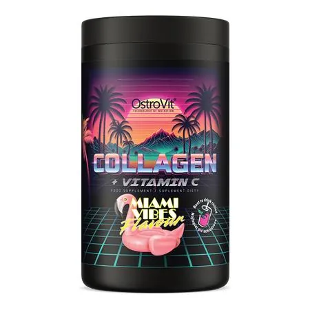 Колаген та вітамін С OstroVit Collagen + Vitamin C Miami Vibes, 400 г