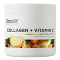 Колаген та вітамін С OstroVit Collagen + Vitamin C ананас, 200 г