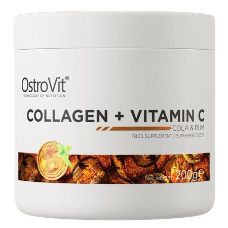 Хондропротектор OstroVit Collagen + Vit C кола-ром, 200 г
