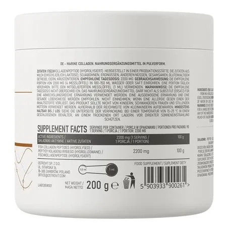 Колаген OstroVit Marine Collagen без смаку, 200 г