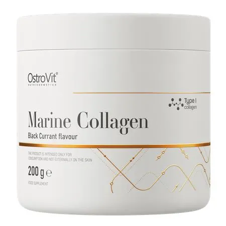 Колаген OstroVit Marine Collagen чорна смородина, 200 г