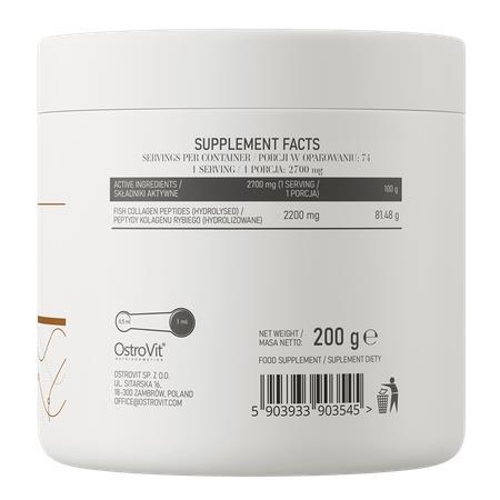 Хондропротектор OstroVit Marine Collagen чорна смородина, 200 г