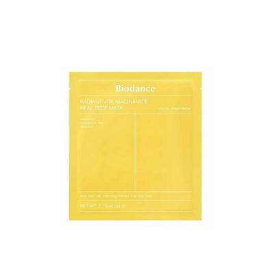 Маска для лица Biodance Radiant Vita Niacinamide с Ниацинамидом и Ананасовой водой, 19 г