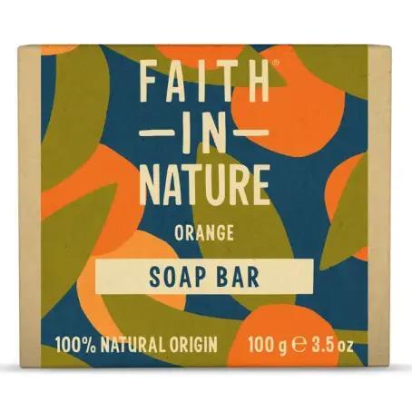 Мило натуральне тверде Faith In Nature з апельсином, 100 г