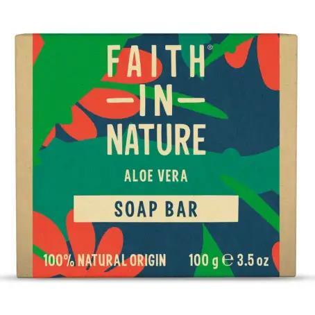 Мило натуральне тверде Faith In Nature з алое вера, 100 г