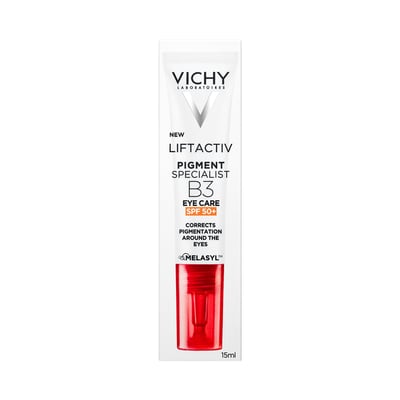 Крем вокруг глаз Vichy Liftactiv Pigment Specialist B3 антивозрастной для коррекции пигментных пятен и темных кругов, SPF50+, 15 мл
