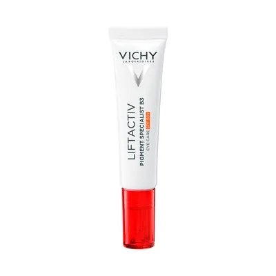 Крем навколо очей Vichy Liftactiv Pigment Specialist B3 антивіковий для корекції пігментних плям та темних кіл, SPF50+, 15 мл