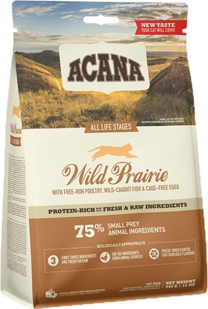Корм сухой для кошек ACANA Wild Prairie Cat, 340 г (x30)