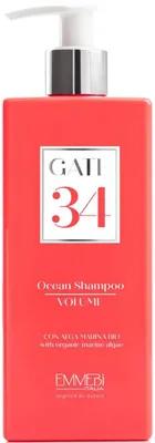 Шампунь для волосся Emmebi Italia Gate 34 Wash Ocean для об'єму, 250 мл