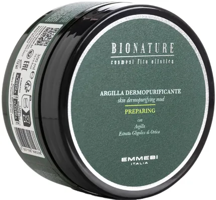 Глина для волосся Emmebi Italia Bionature очищаюча, 300 мл