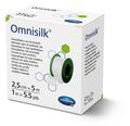 Пластырь медицинский Omnisilk фиксирующий из искусственного шелка 2,5 см х 5 м
