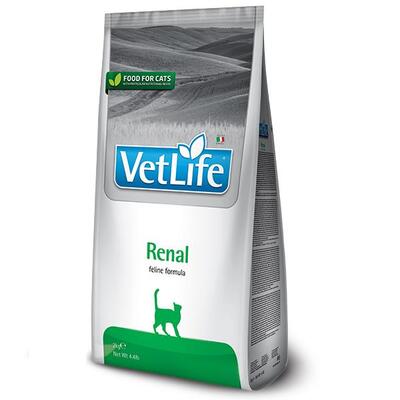 Корм сухой Farmina Vet Life Renal для кошек для поддержки функции почек, 2 кг