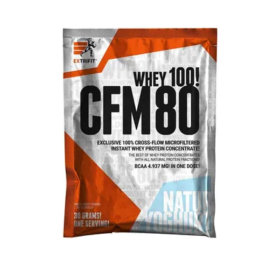 Протеїн сироватковий концентрат Extrifit CFM 80  Whey 100! натуральний йогурт, 30 г