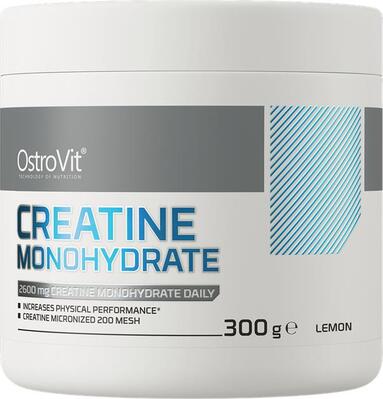 Креатин моногідрат OstroVit Creatine Monohydrate лимон, 300 г