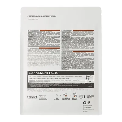 Креатин моногідрат OstroVit Creatine Monohydrate кола, 300 г