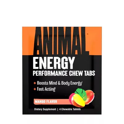 Комплекс Universal Nutrition Animal Energy Performance Chews Mango, 4 таблетки