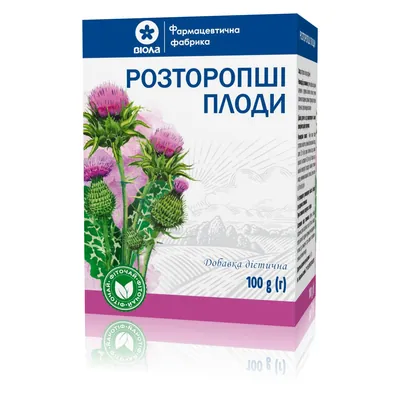 Розторопша плоди по 100 г у пач. (дієт.доб.)