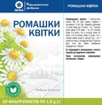 Ромашки квітки по 1.5 г №20 у філ.-пак. (дієт.доб.)