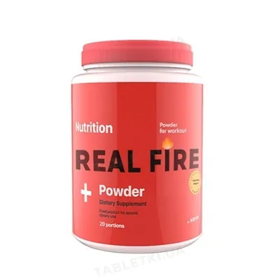 Передтренувальний комплекс AB PRO Real Fire, апельсин, 250 г