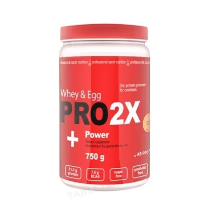 Протеїн комплексний AB PRO Whey & Egg Pro2X, тоффі, 750 г