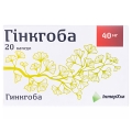 Гинкгоба капсулы по 40 мг №20 (10х2)