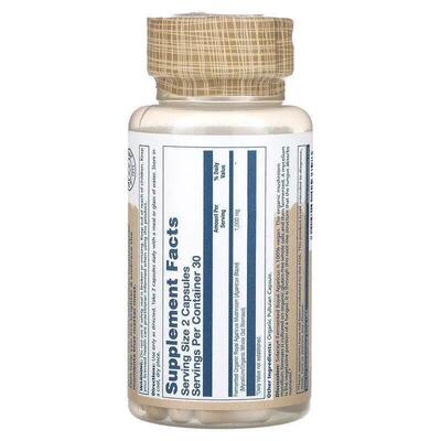 Агарик Королевский Solaray Org Grown Fermented Royal Agaricus 500 мг, 60 капсул