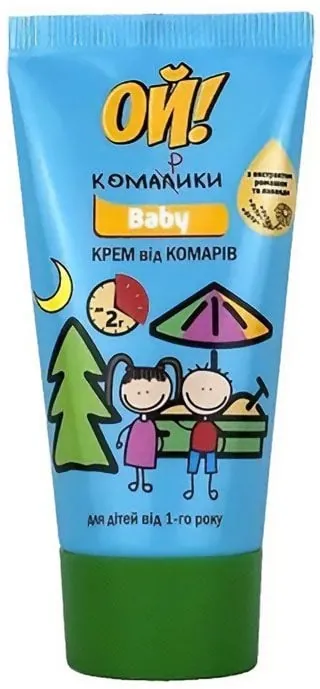 Крем від комарів Ой! Комарики Baby, 50 мл