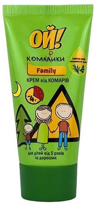Крем Ой! Комарики Family, 50 мл