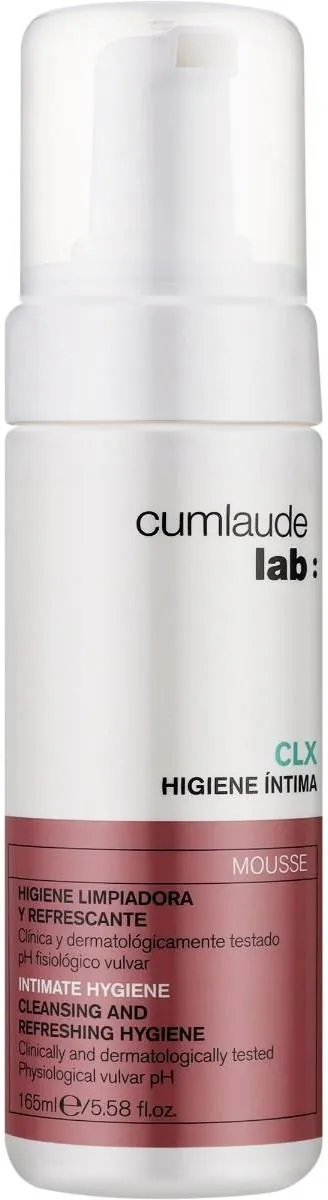 Мус для інтимної гігієни Cumlaude Lab CLX очищаючий з хлоргексидином для профілактики інфекцій, 165 мл